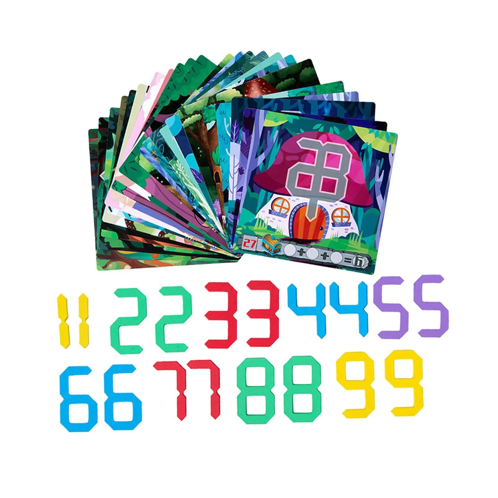 Деревянная детская игра с цифровым дешифрованием забавная мышлением для