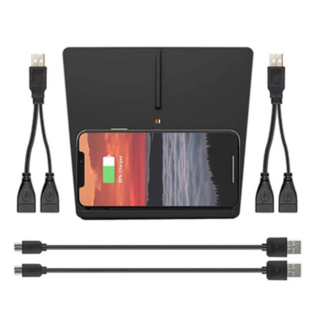 

Беспроводное зарядное устройство 15 Вт для быстрой зарядки телефона, Беспроводная зарядка для смартфона Tesla Model 3