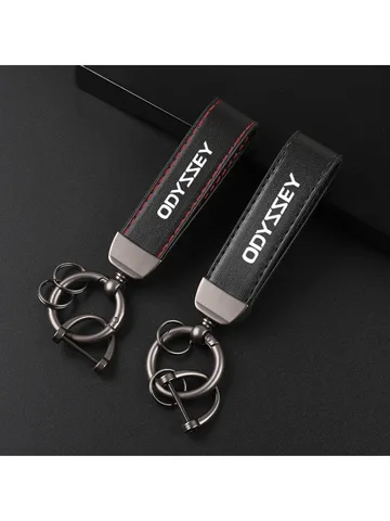 Кожаный автомобильный брелок, брелок для ключей, шнурок, Подарочный Брелок для HONDA ODYSSEY