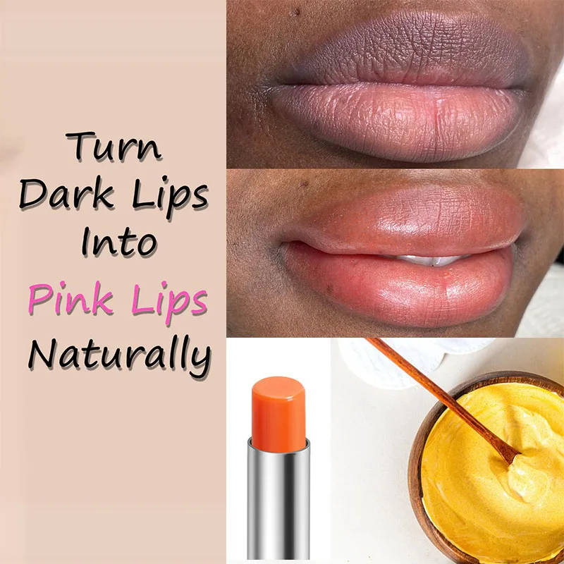 

Turmeric Balm Get Rid of Dark Lips Curcumin Reduce Melanin Pigmentation Corrector Fade Hyperpigmentation Gain Pink Lighten Skin