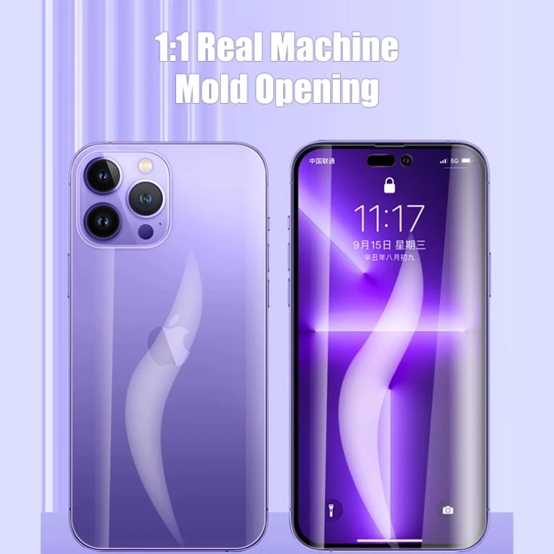 Hydrogel Film for IPhone 13 14 Pro Max 12 Mini Screen Protector for iPhone 11 12 PRO XS MAX XR X 8 7 Plus SE Back Film Not-Glass