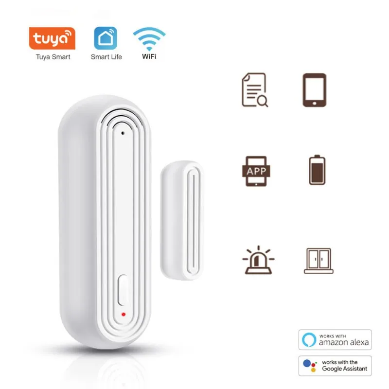 

Mini Door And Window Switch Support Google Assistant Portable Wifi Smart Switch Intelligent Voice Support Amazon Alexa Sensor