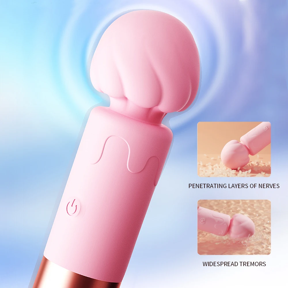 Женский мини-сильный 10-режимный вибратор женский массажер с двойным
