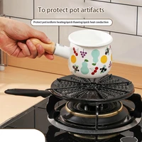 anti burning protect pan pot pad enamel milk pan pad non slip energy saving heat conduction pan furnace pad mat kitchen supplies