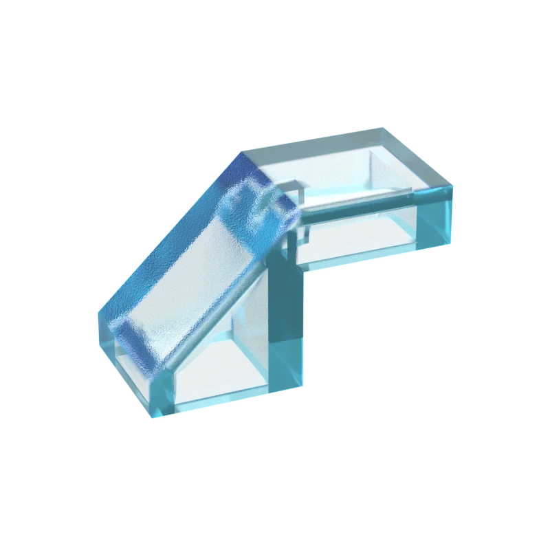 10 шт. детали MOC 28192 наклон 45 2x1 с вырезами Совместимые Кирпичи