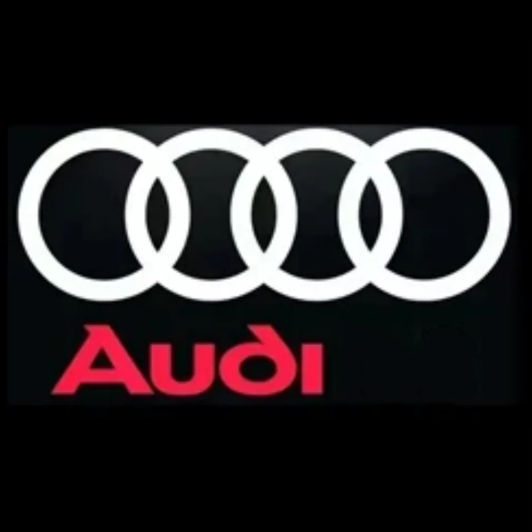 2CS/4PCS автомобильные двери светодиодный лазерный приветственный свет Audi quattro Gecko