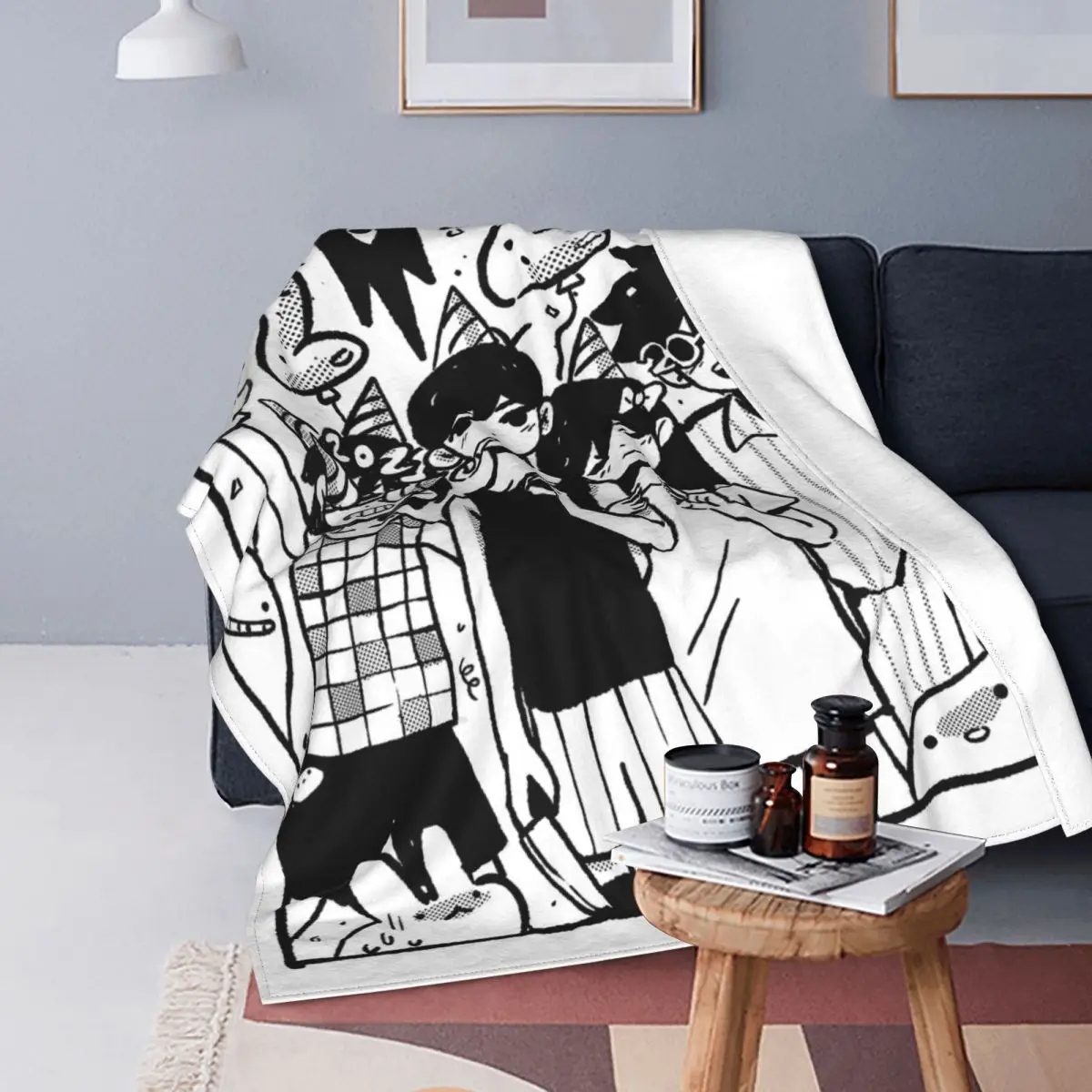 

Aubrey Hero Kel New Year Blankets Coral Fleece Plush Summer Omori Game Thin Throw Blankets for Home Couch Bedding Throws