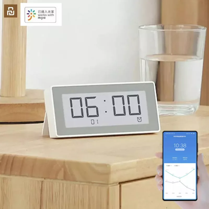 

Original MiaoMiaoCe E-Link INK LCD Screen Digital clock Moisture Meter BT4.0 High-Precision Thermometer Temperature Humidity Sen