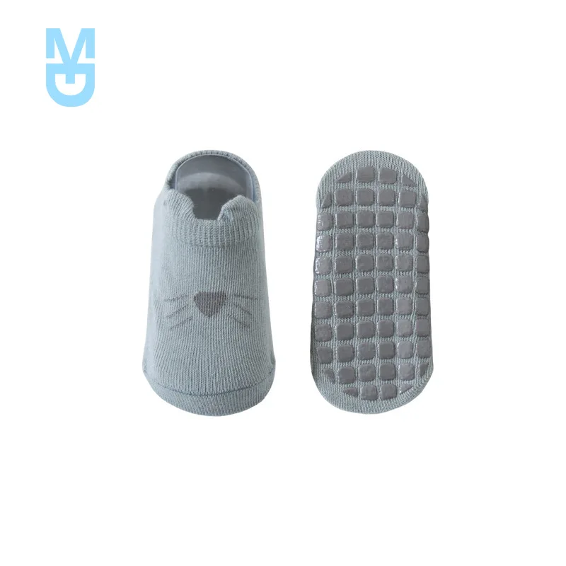 

New Baby Socks Combed Cotton Baby Non-slip Toddler Socks Baby Shoes Cartoon Socks Cotton Socks Babies Accessories born