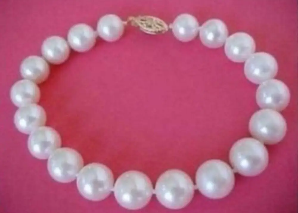 

HUGE Charming AAA Natural 9-10mm South Sea Pearl Bracelet 7.5-8 Inch