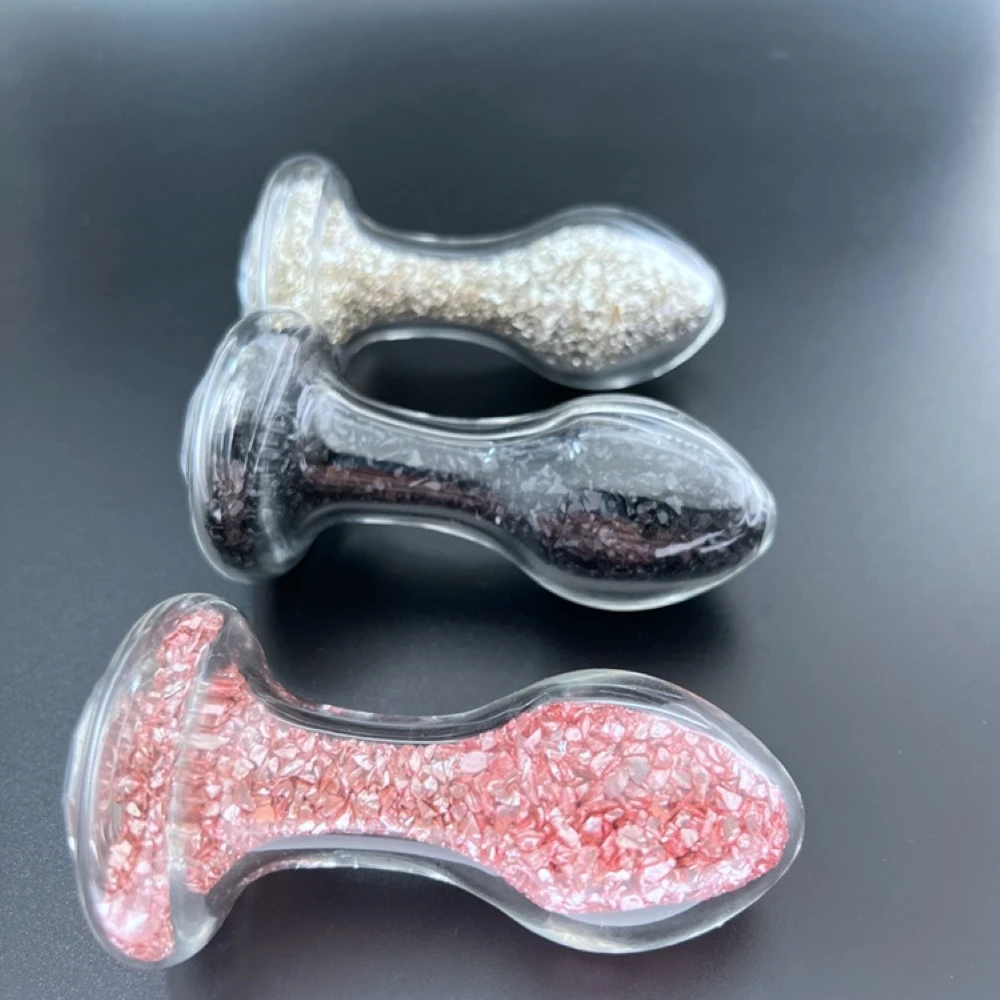 Большой фаллоимитатор 35 мм большой анальный из стекла искусственный пенис