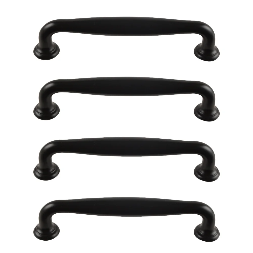 4pcs Stylish Cupboard Drawer Cabinet Door Knob Cupboard Furniture Pulls