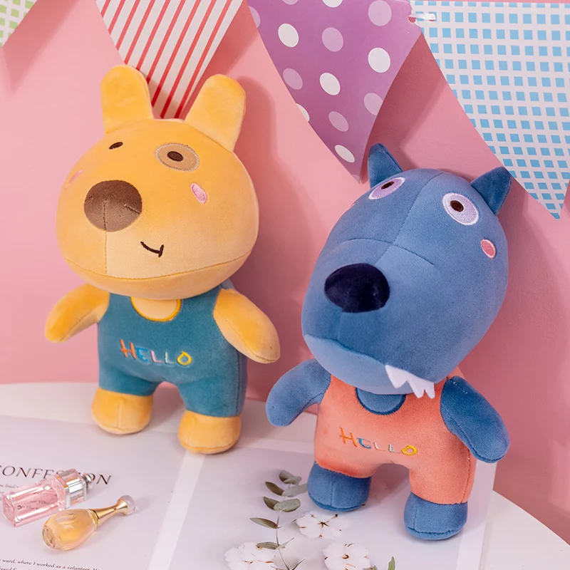 

23cm Lovely Animal Pig Dog Plush Toy Stuffed Soft Cute Cartoon Dinosaur Wolfhound Doll Toys for Kids Children Girls Xmas Gift