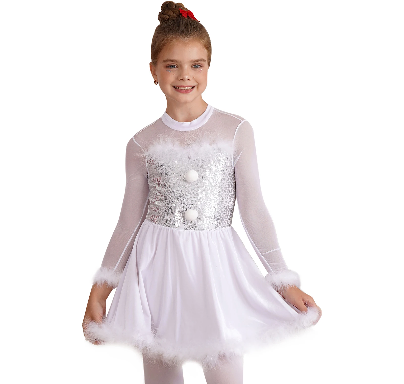 Рисунок 4 - Детское бархатное рождественское платье для девочек