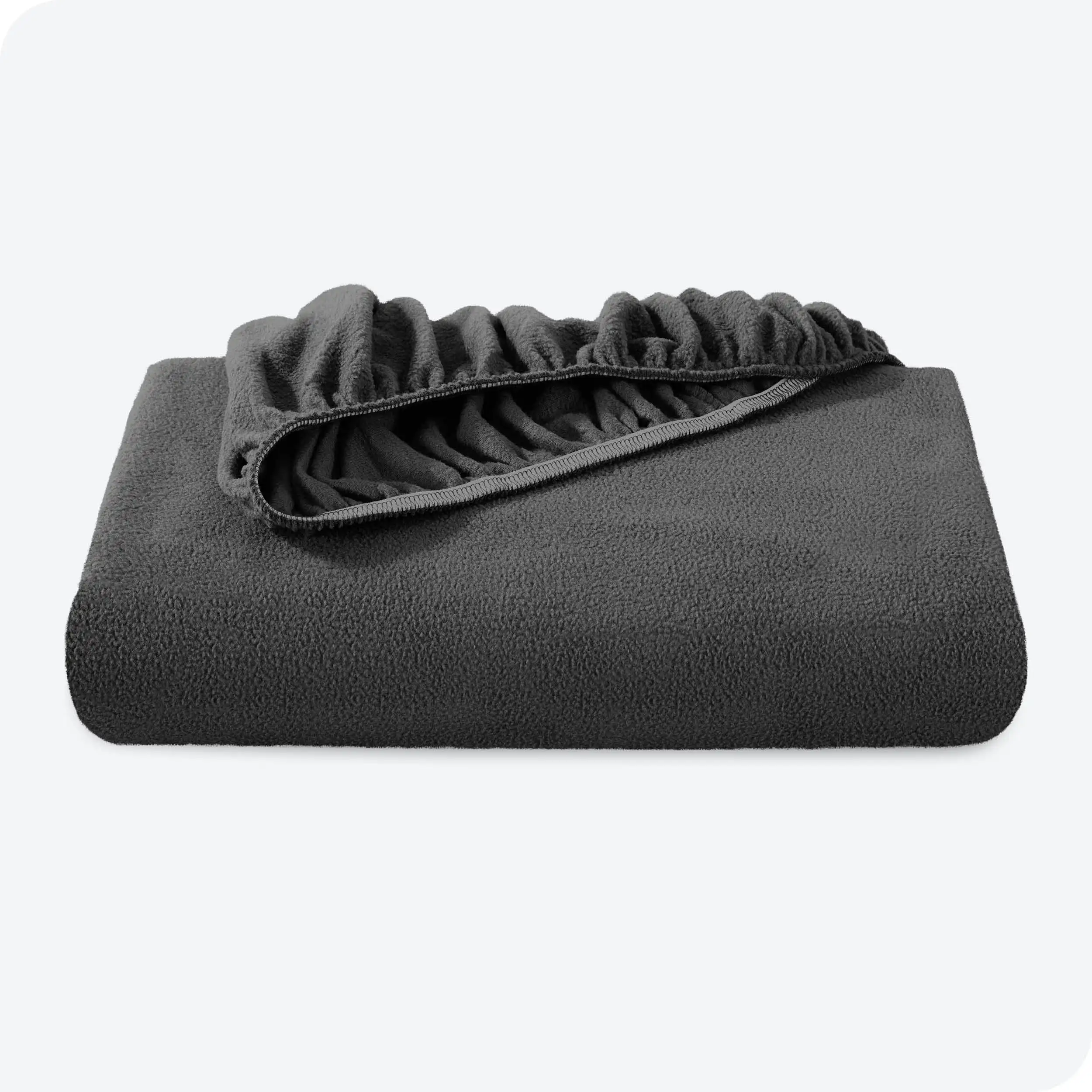 

Удобная натяжная простыня с флисовой подкладкой, дополнительный плюшевый флис, королева, серый