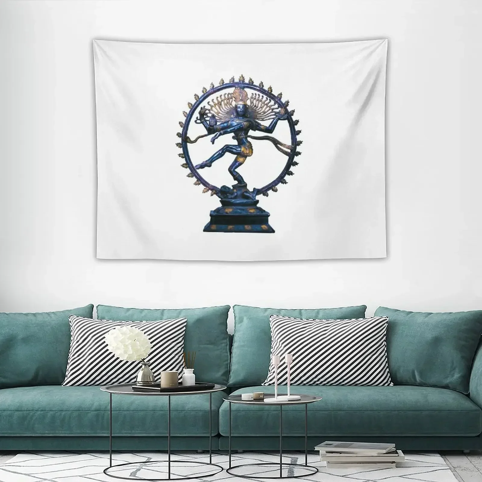 Шива Натарадж Володар космического танца и средство воспламенения гобелен