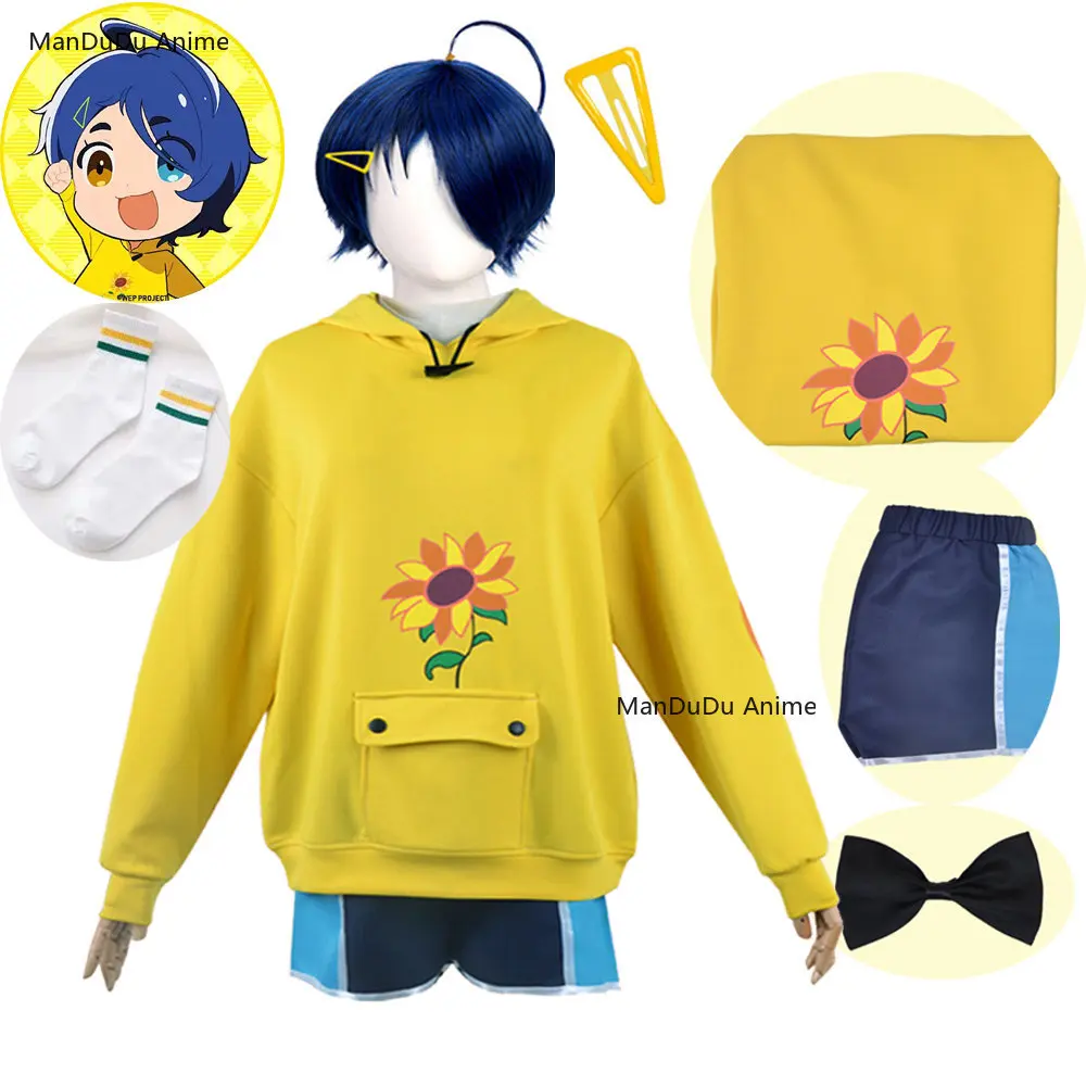 

WONDER EGG PRIORITY Ohto Ai Cosplay Costume Role Play Woman Hallowmas Party Uniform