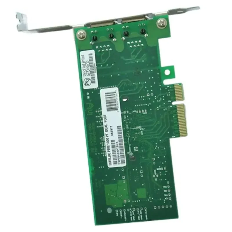 Фото Новый оригинальный сетевой адаптер CHEN для Intel Pro 1000 1000PT, двухпортовый Gigabit NIC PCI-E X4 9402PT 82571EB №5