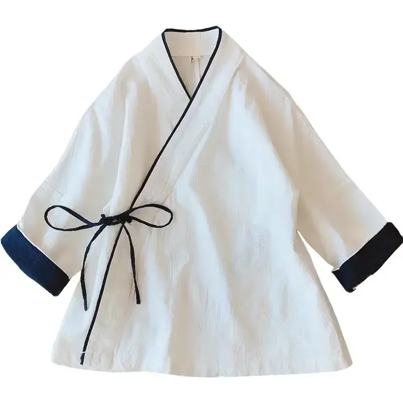 Восточное платье женская китайская рубашка Cheongsam традиционная одежда льняная