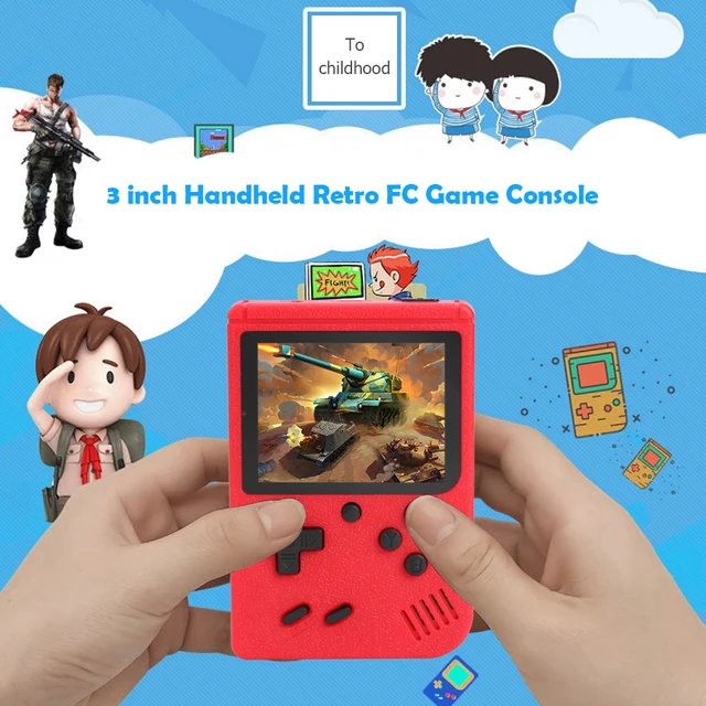 3.0 Inch Portable Handheld Game Players Handheld Retro for FC Game Console Built-in 400 Games 8 Bit for Child Nostalgic 3