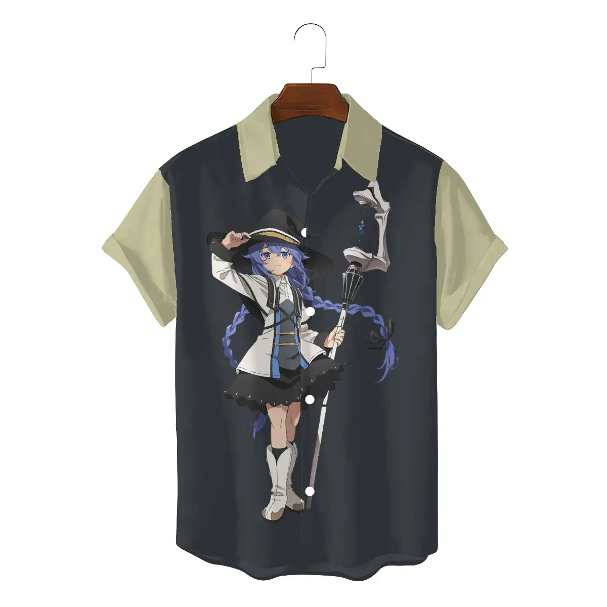 

Classic Unique 3D Shirt Mushoku Tensei Jobless Reincarnation Anime Casual Hawaii Shirts Newest T-shirt For Adult