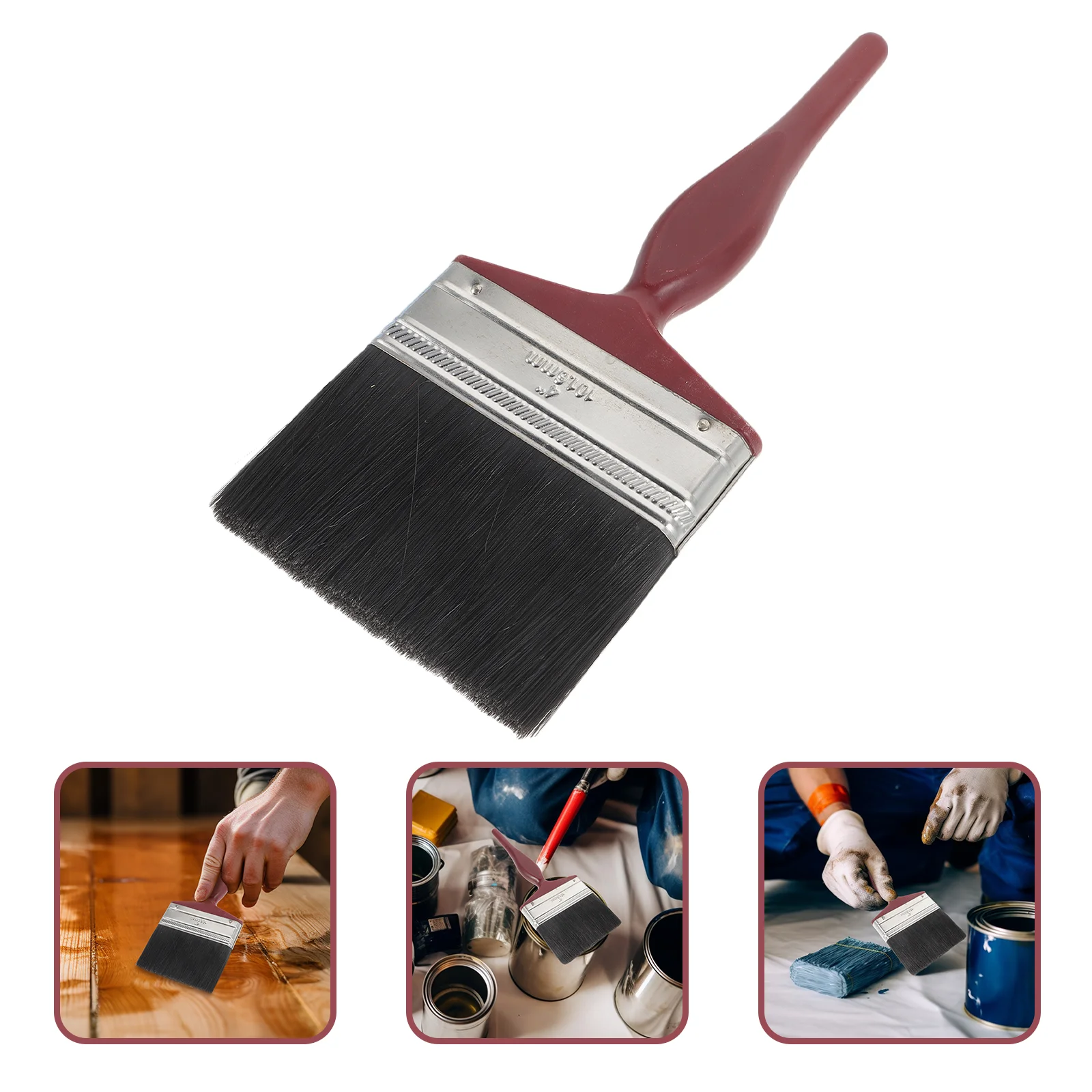 

Brush Brushes Walls Deck Painting Stain Applicator Wide Wood Fence Paintbrush