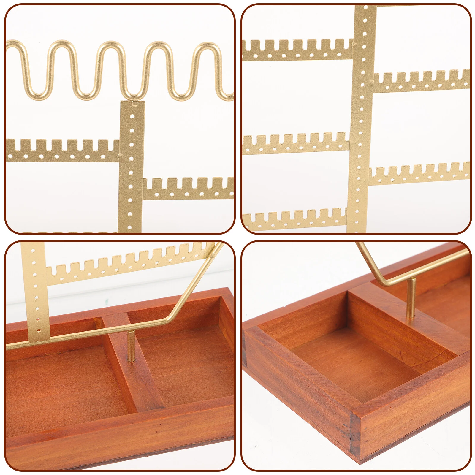 Jewelry Rack Earring Holder Stand Display Stands Selling Standing Earrings Organizer Women