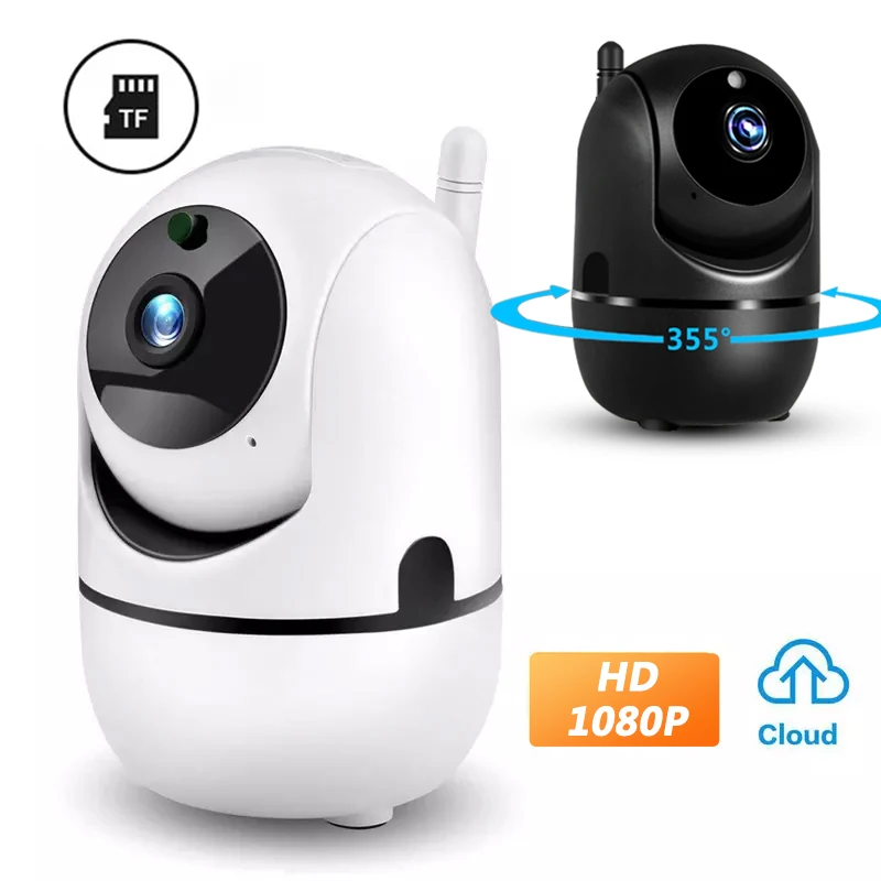 

IP Camera Original Black Smart Home Security Surveillance 1080P Cloud Auto Tracking Network Wireless YCC365 PLUS WiFi Camera