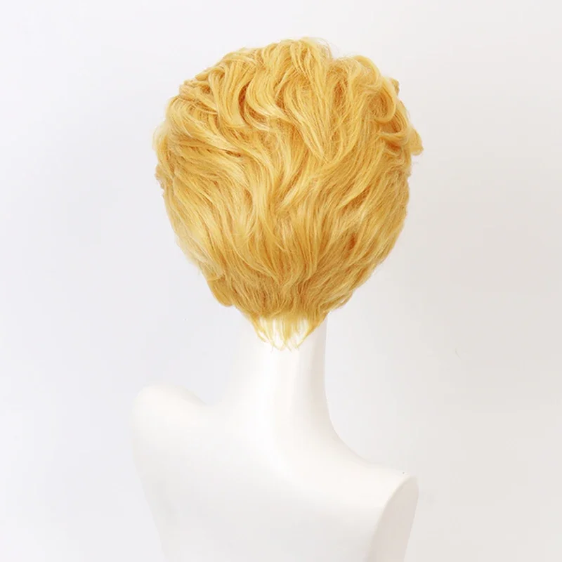 Невероятные приключения ДжоДжо Джорно Гиванна золотой парик для косплея