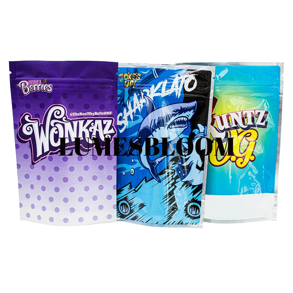 

Пластиковый Полипропиленовый пакет для хранения с защитой от запаха, многоразовый стоячий контейнер на молнии, контейнер из алюминиевой фольги майлар на заказ