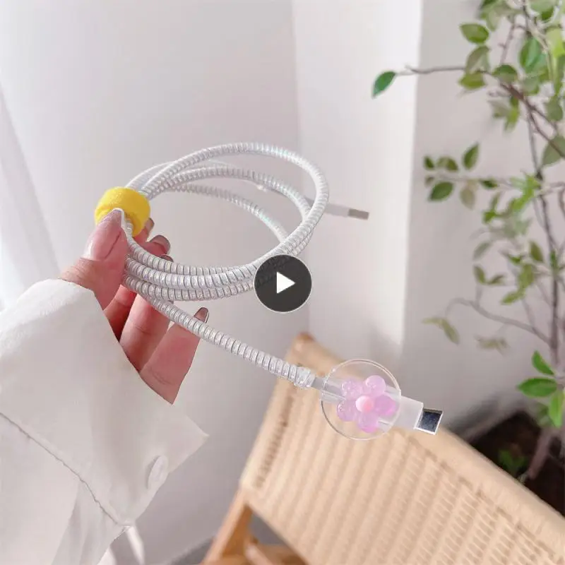 

Protective Cable Charger Data Cable Protective Cover Data Cable Protective For Iphone And Android Cable Protector For Cell Phone