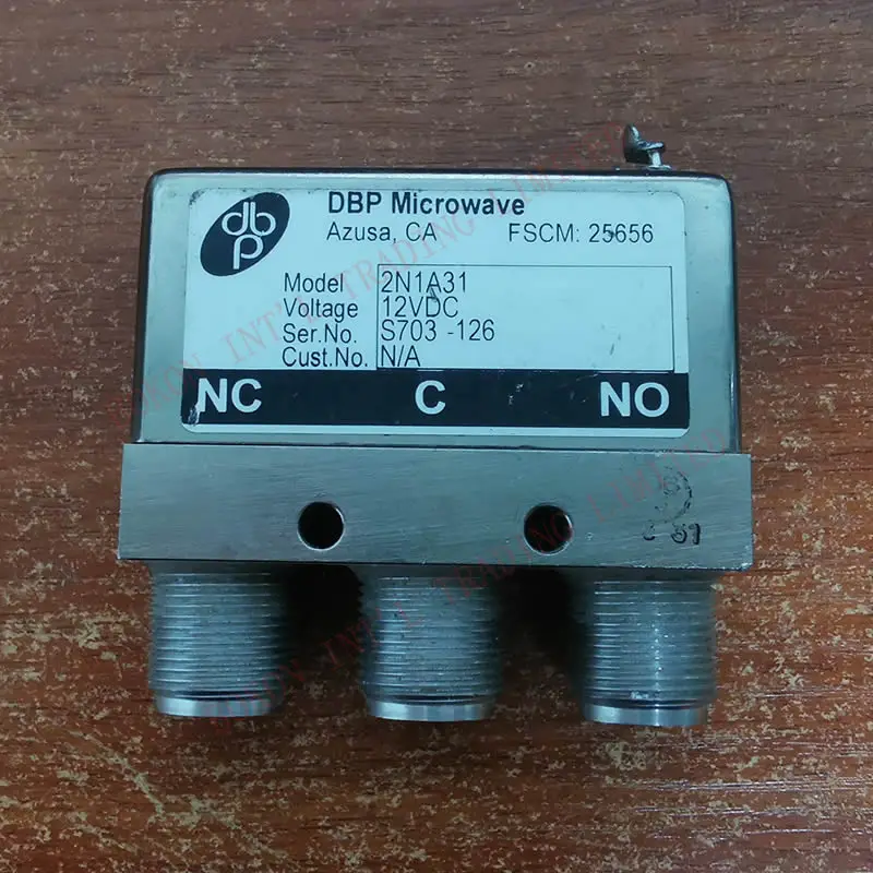 DC-12.4GHz 2N1A31 Coaxial Switch SPDT Connector N no Polarity 12 Vdc Failsafe 0 to 12.4GHz  RF Microwave Switch