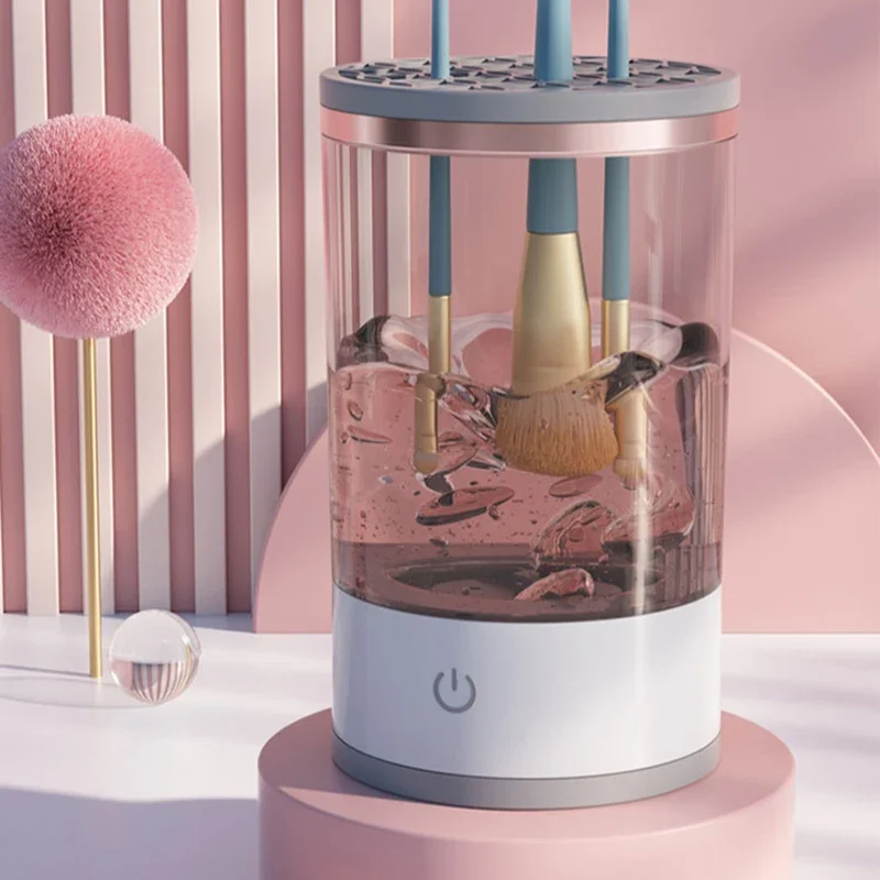 Электрический Очиститель Кистей Для Макияжа 3-в-1 Автоматическая