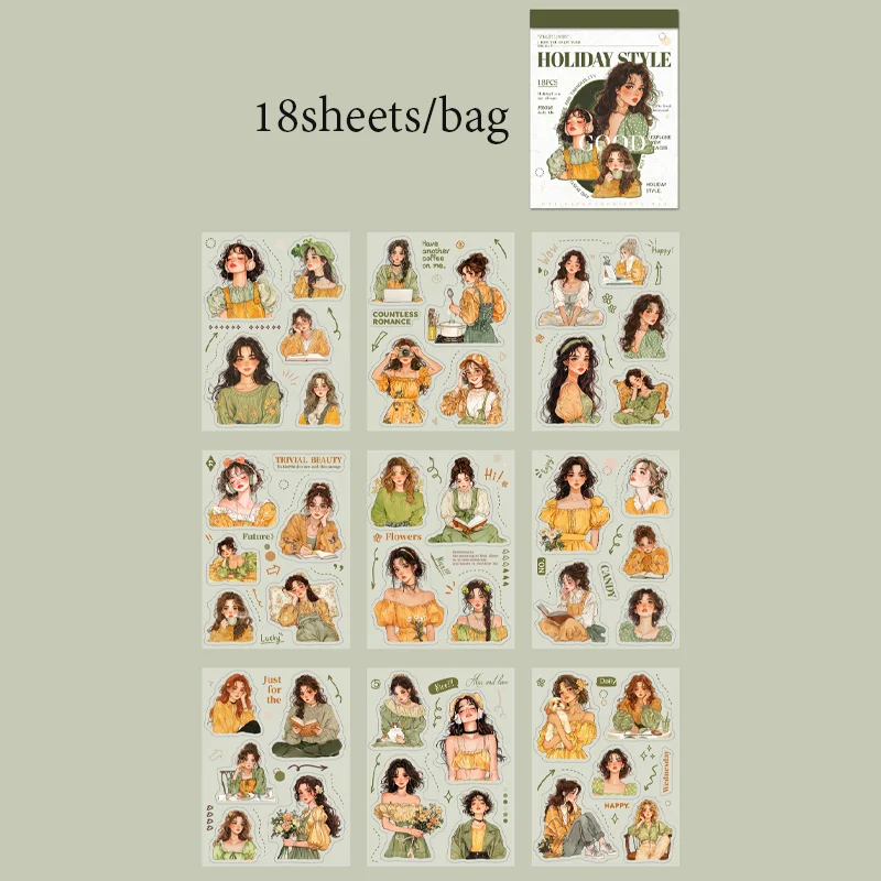 

Набор наклеек Mr. Paper: Праздничные персонажи