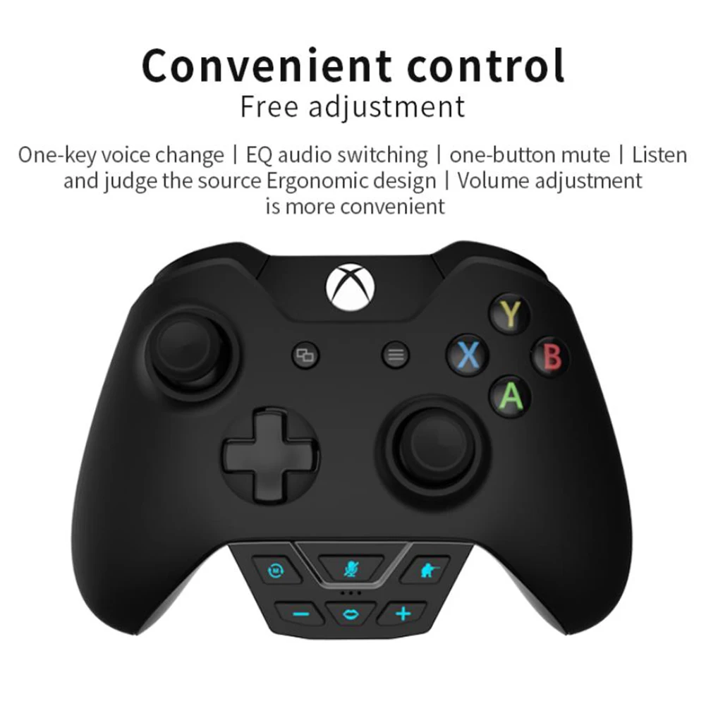 Game Controller Sound Enhancer for Xbox Series X/Xbox One Gamepad Headset Adapter with 3.5mm Audio Plug Converter Accessory | Электроника