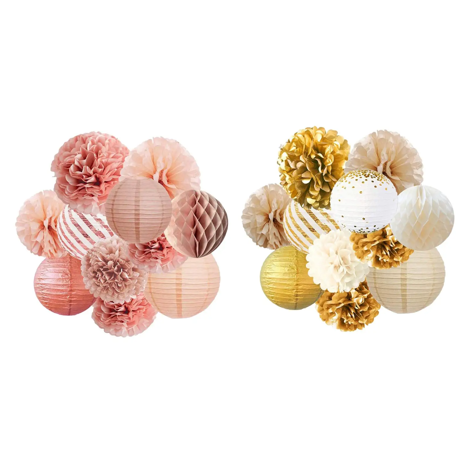 

11x бумажные помпоны, набор для вечевечерние, искусственные украшения для помолвки