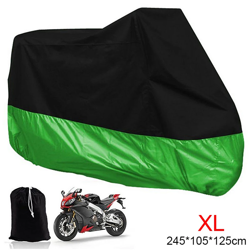 

XL 180T Universal Motorcycle Cover UV Protector Waterproof Rain Dustproof Anti-theft Motor Scooter Covers For Motorbike Scooter