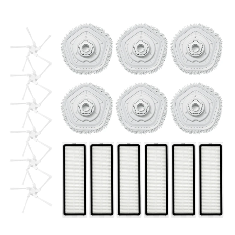 

For Dreame Bot W10 W10pro Cleaning Robot Vacuum Spare Parts Hepa Filter Side Brush Mop (Integrated)