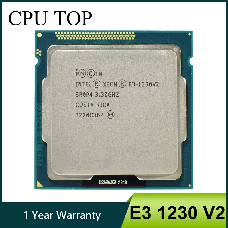 

Intel Xeon E3 1230 V2 3.3GHz Quad-Core CPU Processor SR0P4 LGA 1155