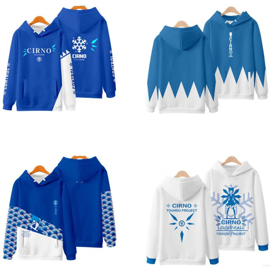 

Новинка 2022, толстовка с капюшоном для косплея аниме проекта Touhou, свитшоты для женщин и мужчин в стиле Харадзюку, уличная одежда, пуловер в ст...
