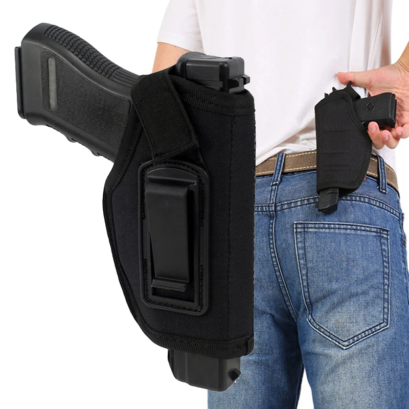 Glock 17 19 Sig Sauer P226 Beretta 92 Colt 1911 Tactical Nylon Holster Concealed Carry Belt Clip Airsoft Gun on - Глок 17 19 Сиг Сауер П226 Беретта 92 Кольт 1911 тактический нейлоновый кобура скрытого ношения с креплением на поясе для пневматического пист
