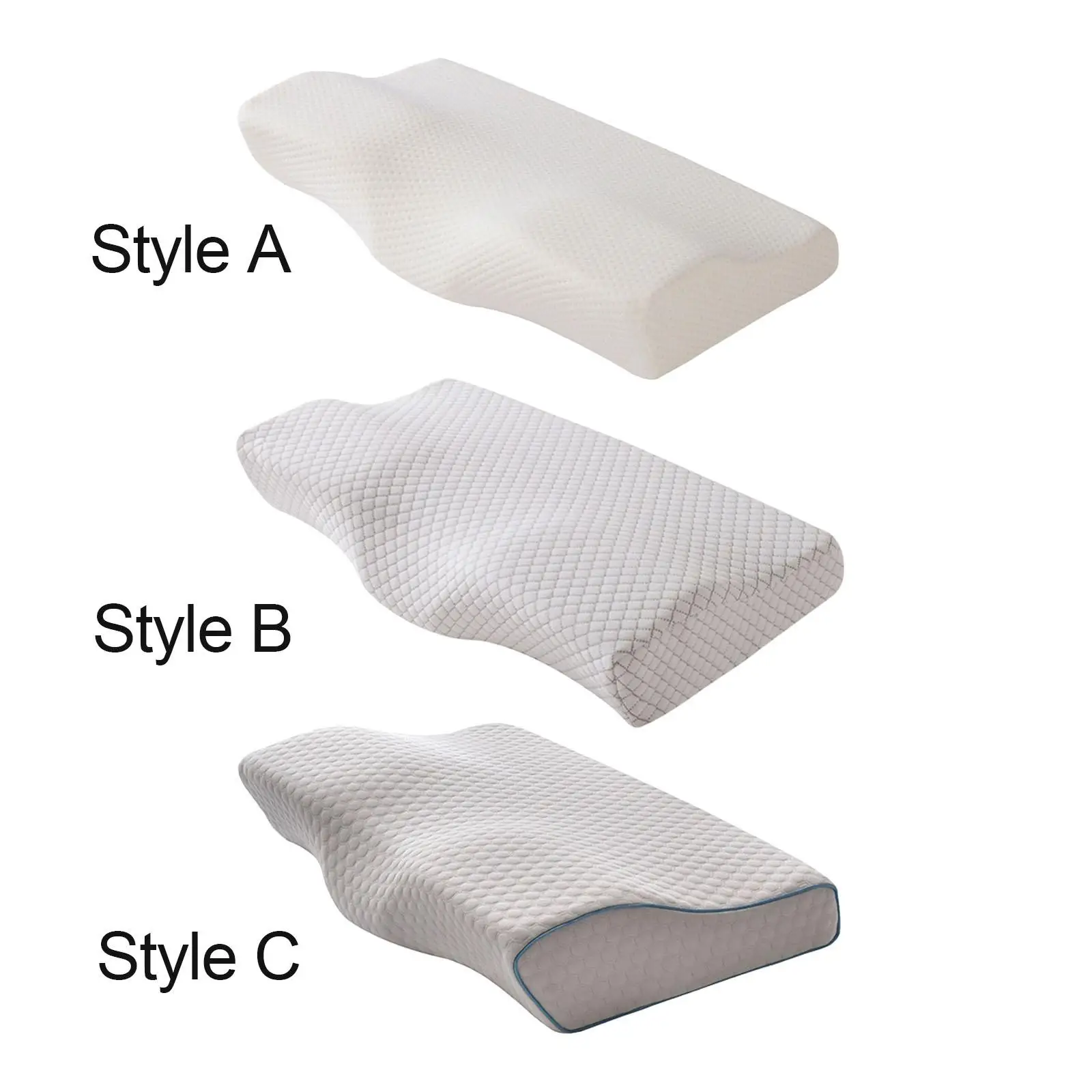 

Butterfly Shaped pillow Cervical Memory Foam Pillow for Sleeping Hotel Adult Back and Stomach Sleepers Home