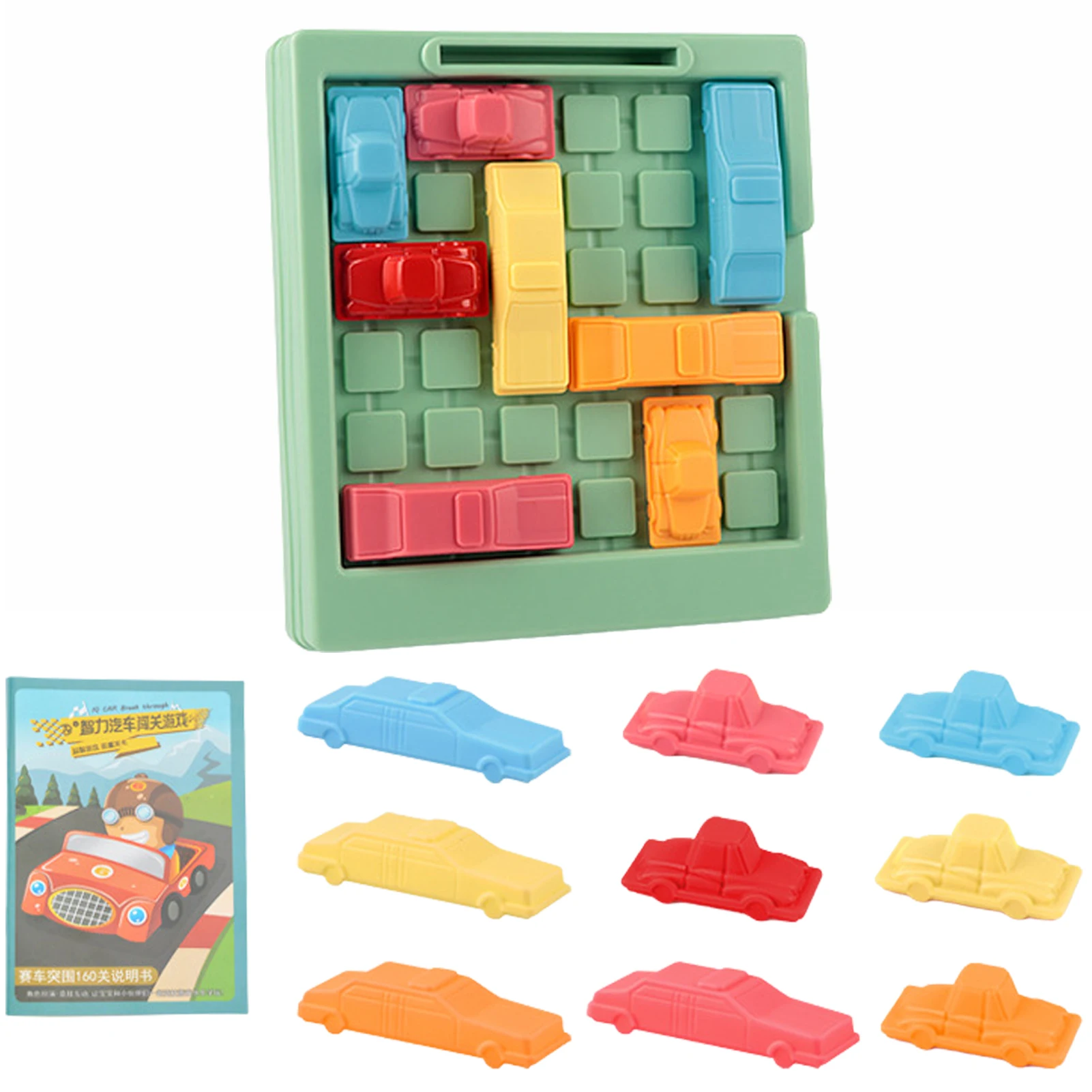 

1 Set 3D Puzzles Game Toy Kids Toys Car Model Maze Parking Lot IQ Puzzle Car Parking Geometric Puzzle Educational Toys Tabletop