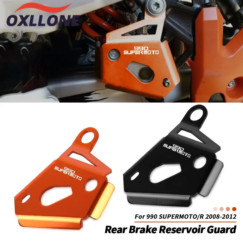 

Rear Brake Fluid Reservoir Guard Cover Protector Rear Brake Master Cylinder Guard FOR 990 SUPER MOTO R 2008 2009 2010 2011 2012