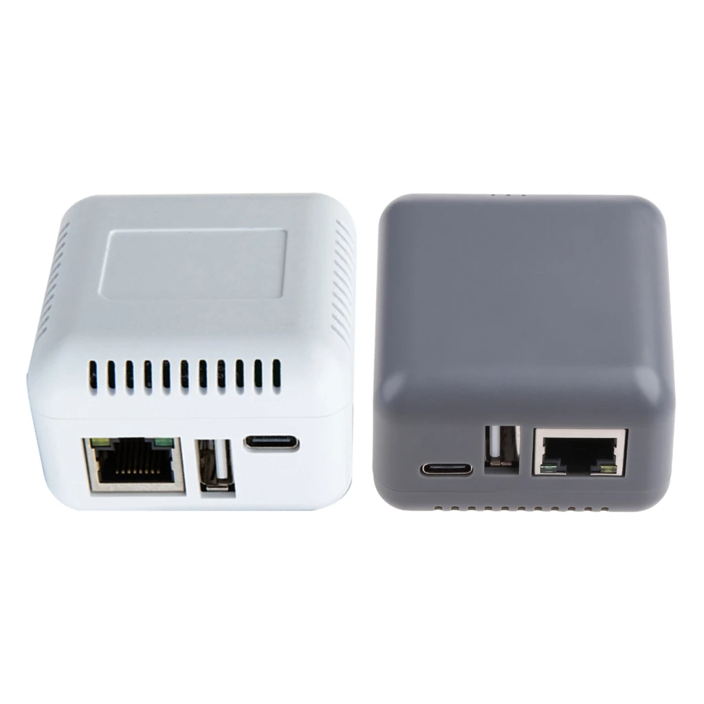 NP330 Net-work USB 2.0 Print Server USB2.0 Mini Printer Server 100Mbps RJ45 Connection for Androids Phones Computer Dropship