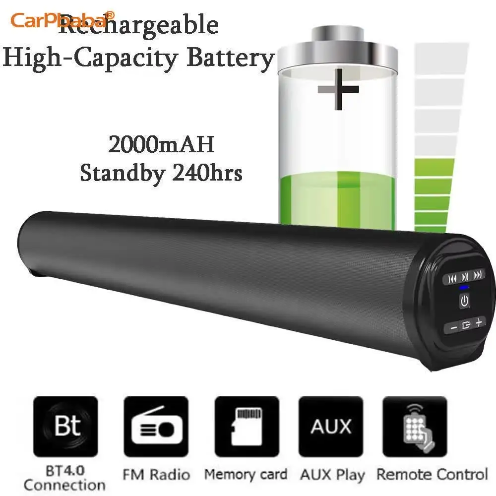 Фото 20-ваттная Bluetooth-колонка с сабвуфером, стереозвуком, USB-подключением для ПК, ноутбуков, MacBook, настольных компьютеров, аудиоустройство для компьютера и телефона. №2