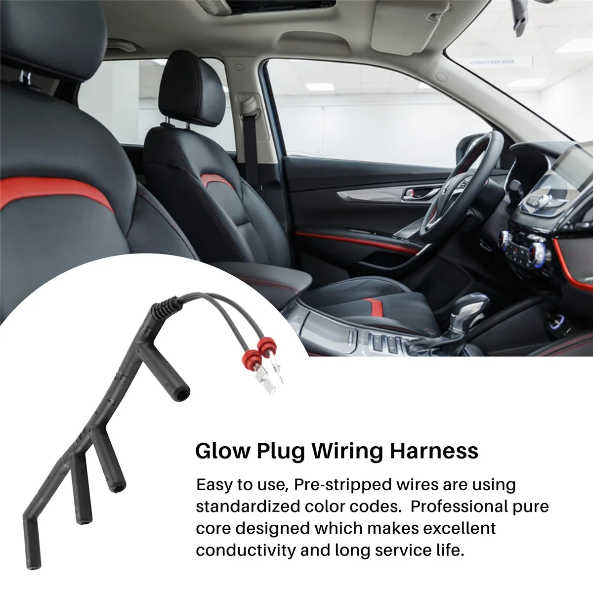 Автомобильная светящаяся вилка жгут проводов для Mk4 Mk3 B4 Golf Jetta Beetle Passat 1997-2003 1 9 TDI L4