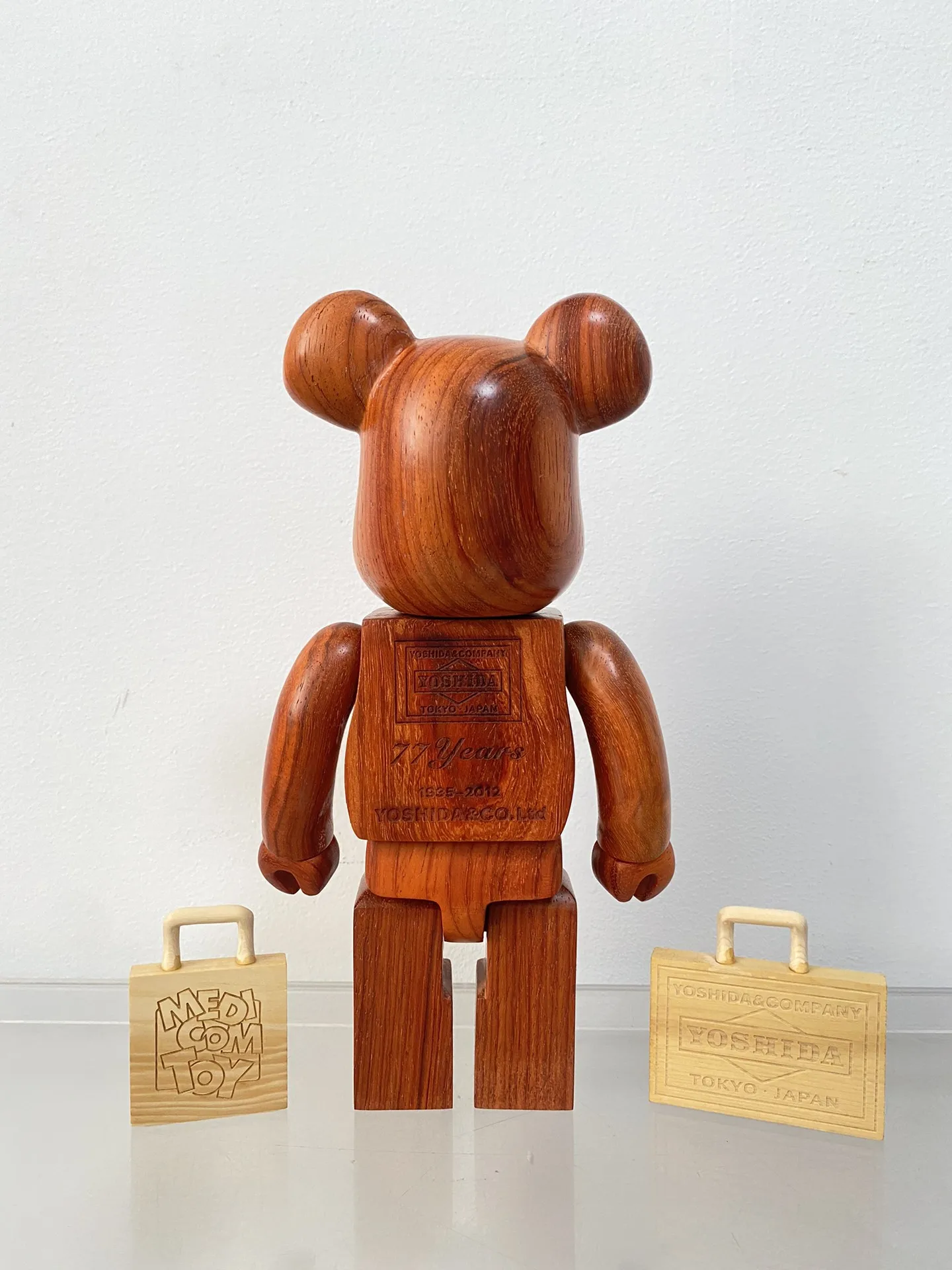 Bearbrick 400% чемодан сумка строительный блок медведь красный палисандр материал
