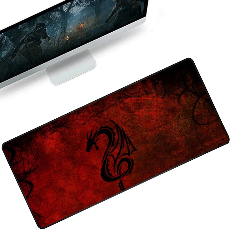 

MSI Large Gaming Mouse Pad Extended Ergonomic Mousepad for Gamer Computers Big Thick Keyboard Desk Mat Non-Slip Rubber Base
