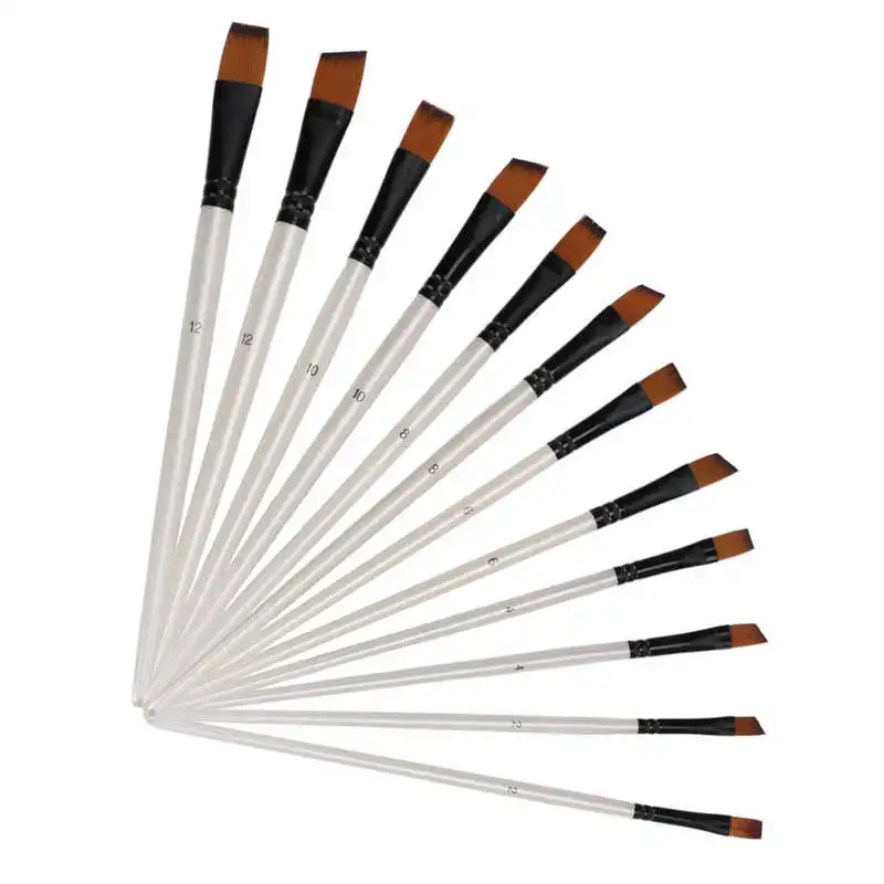 

Small Paint Brush Flexible Paint Brush Set for Gouache for Watercolor for Oil Paint